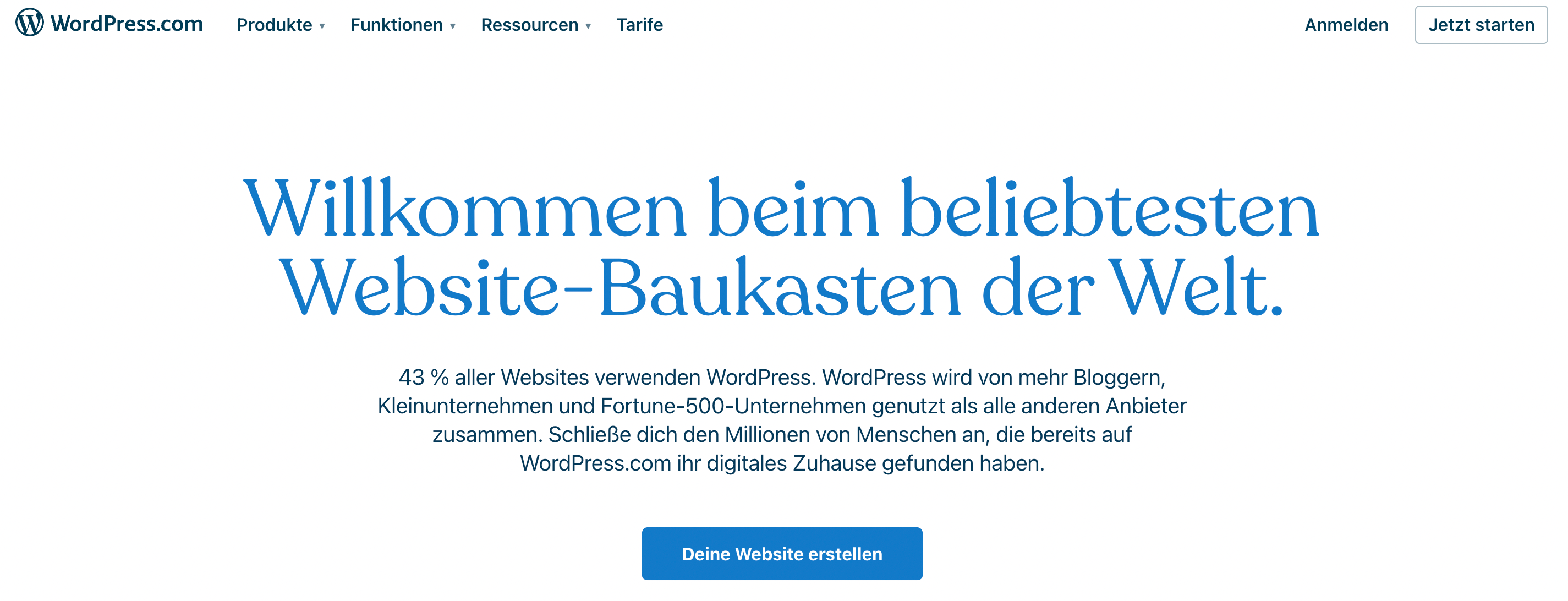 Eigene Website erstellen mit WordPress