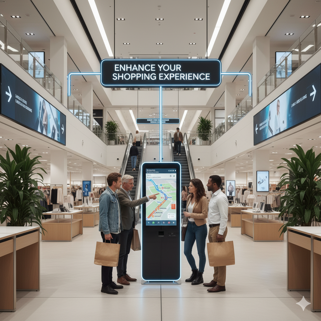 How Can Digital Signage Bring Out the Benefits in Retail Marketing? 14 Reasons to Know 6 enhance wayfinding in large stores