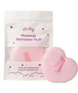 Microfibre puff can also remove adult makeup