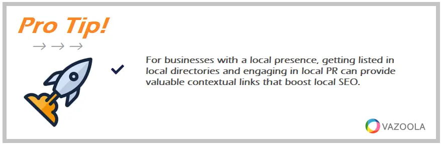 For businesses with a local presence, getting listed in local directories and engaging in local PR can provide valuable contextual links that boost local SEO.