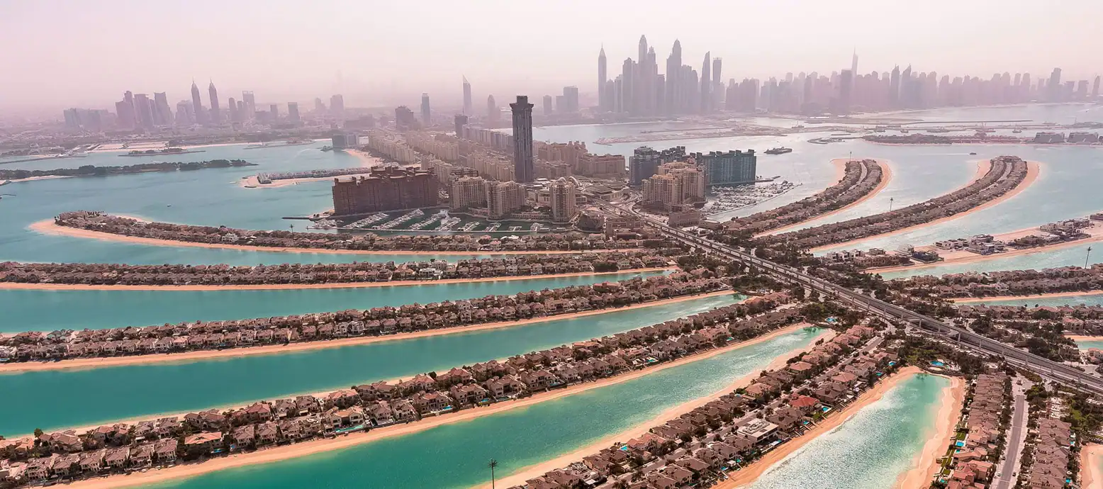 Palm jumeira is a prime location