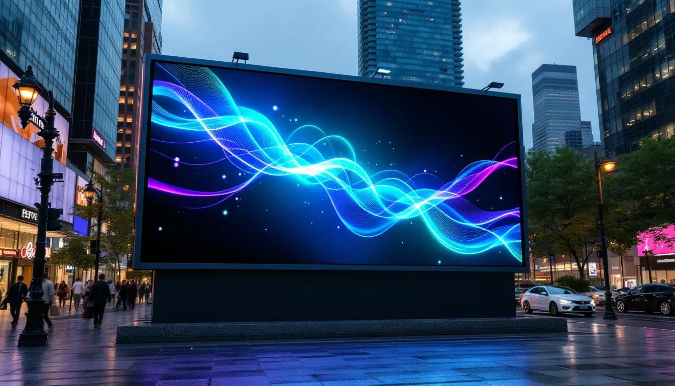 An example of digital OOH ads displayed on a digital billboard.