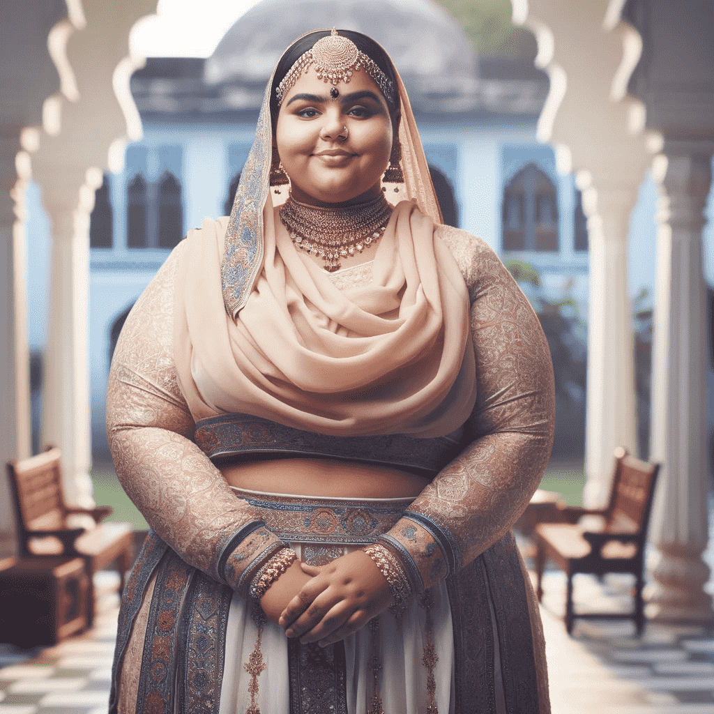 Obese Indian Lady