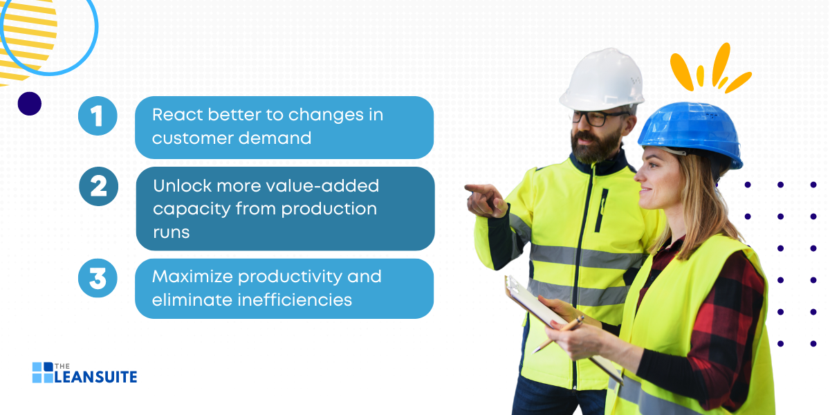 Three benefits of reducing changeover time in manufacturing