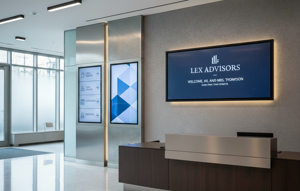 How Can Law Office Signage Strengthen Your Brand? 8 lobby and reception area signs