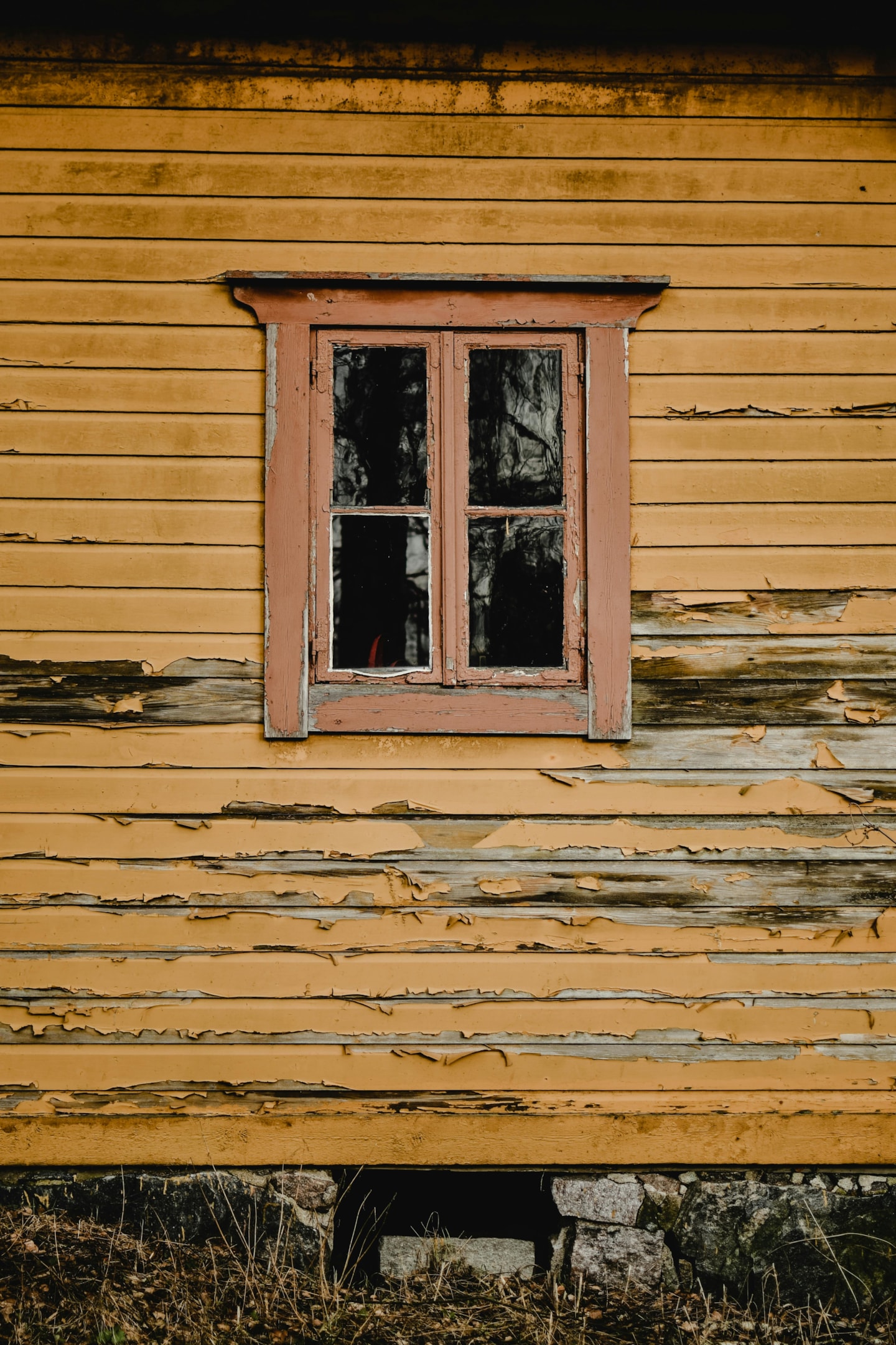 Distressed house purchased by real estate investor to be flipped for a profit.