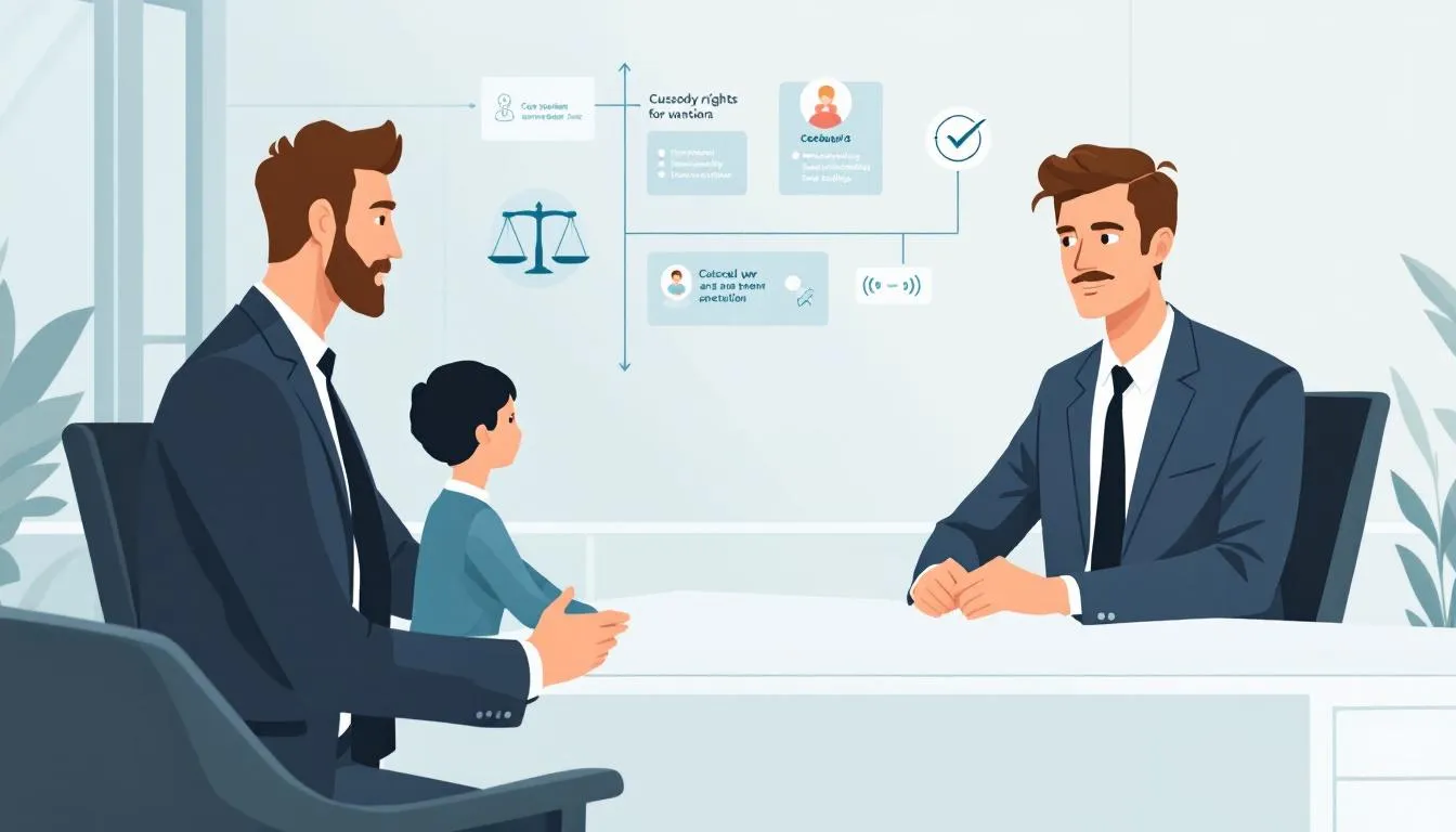 A family law attorney helping clients address common custody issues.