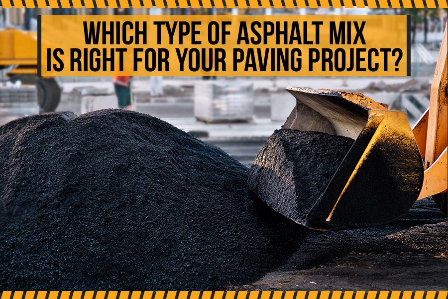 Image of a person selecting the right asphalt for a project