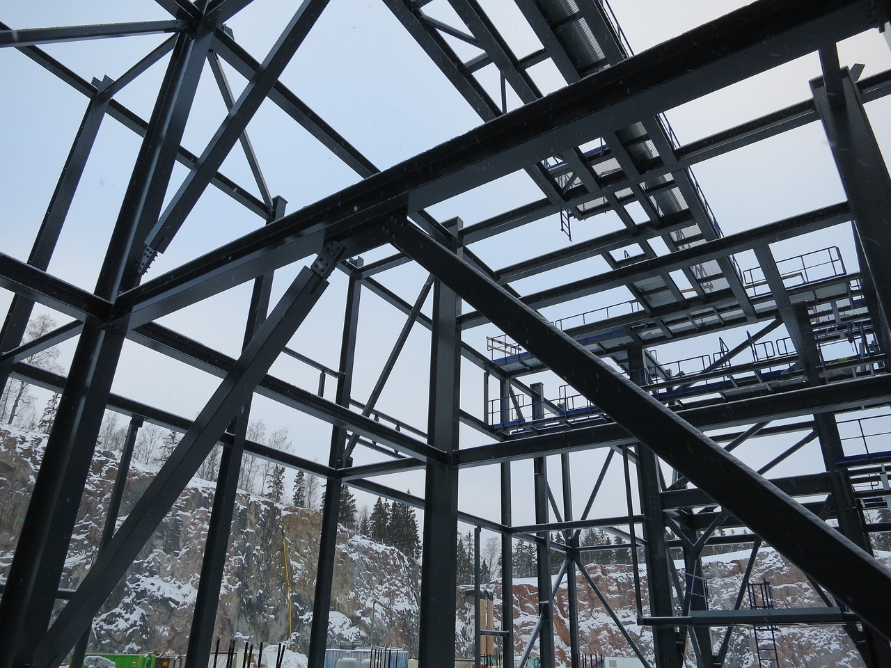 Steel Structural Framing of a Building