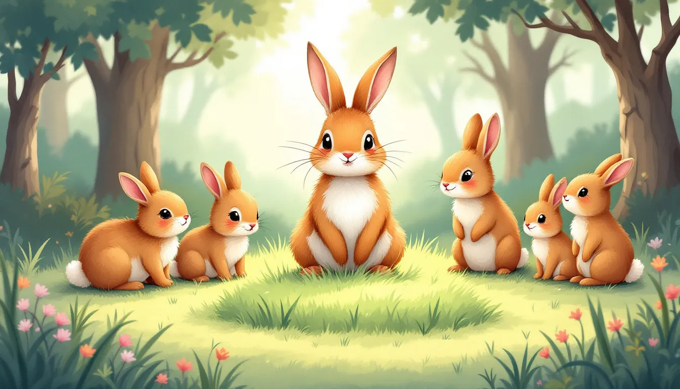 Comparison of various rabbit colors including chestnut agouti and similar shades.