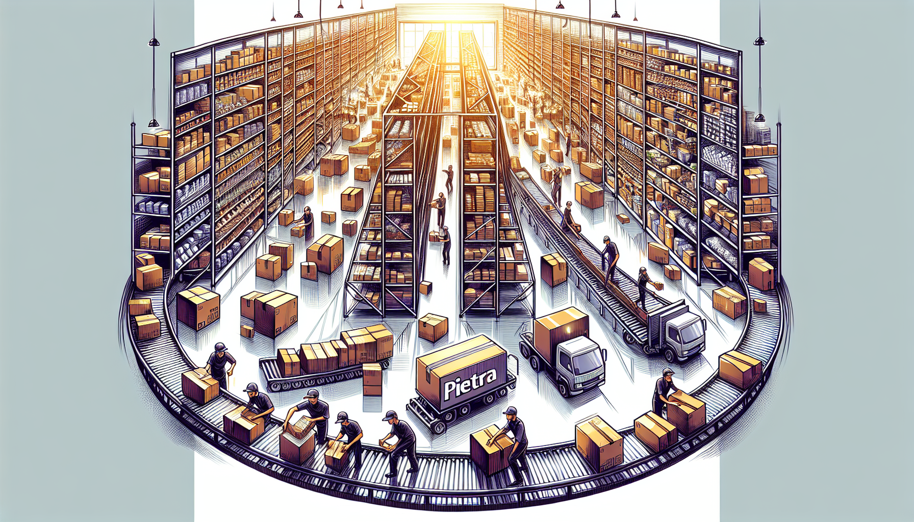 Illustration of high-touch order fulfillment services