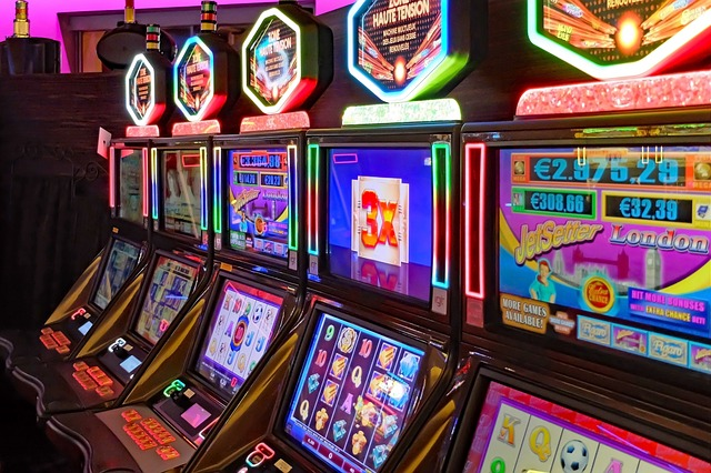 casino, game of chance, slot machines