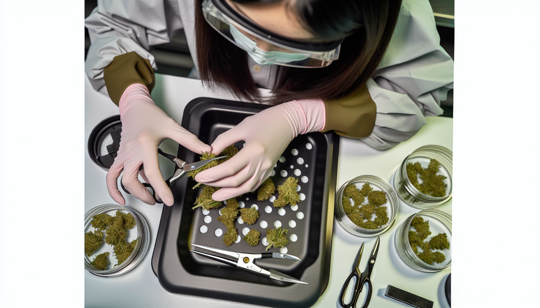 Proper trimming techniques for maximizing trim tray efficiency