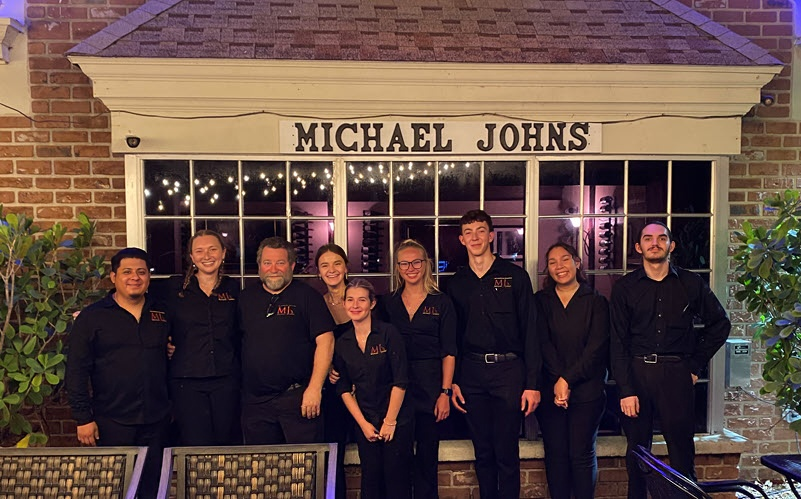Michael John's Restaurant Exceptional Dining staff