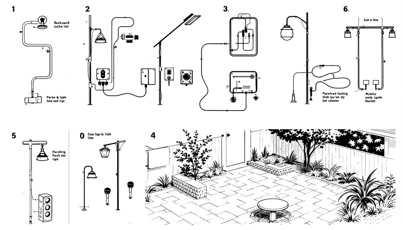 Enhancing your outdoor lighting setup with additional features.