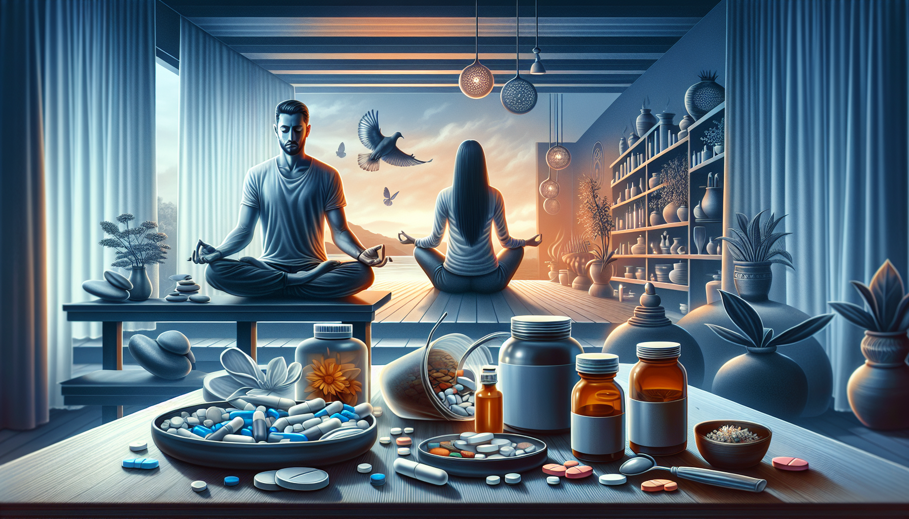 Illustration of managing severe pain during opioid withdrawal