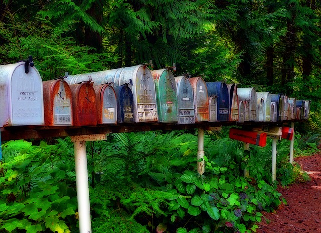 mailbox, postbox, letters