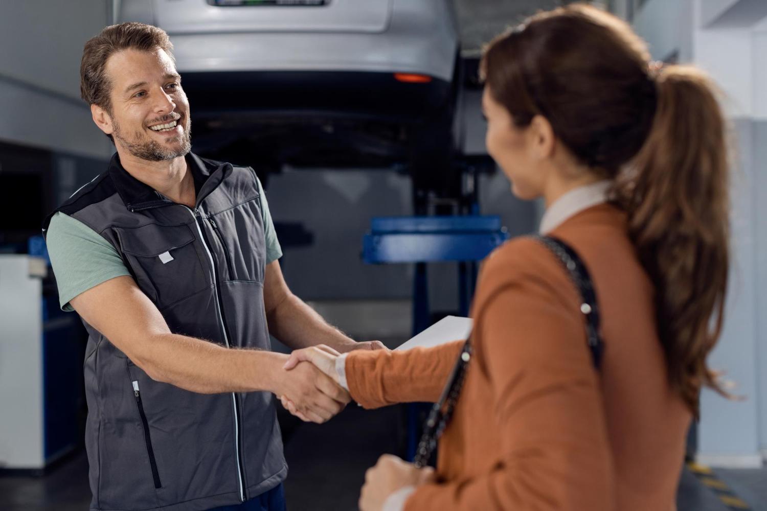 Woman finding a reliable supplier.