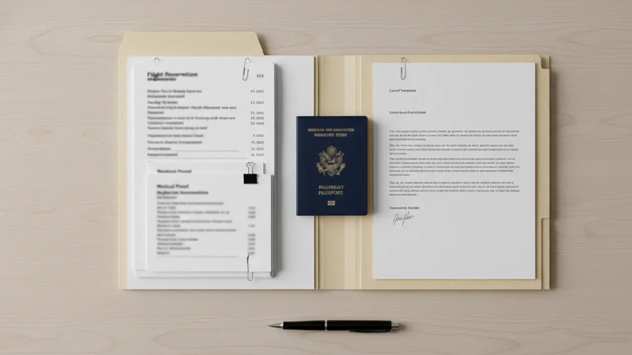 Connecting The Flight Reservation To The Rest Of The Emergency Visa File