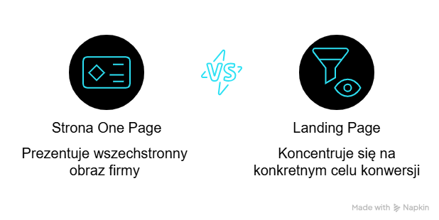 Co to jest strona one page i czym różni się od landing page?