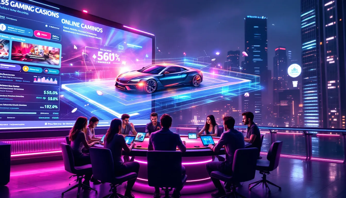 A visual representation of content marketing strategies for casino SEO, highlighting engaging content.