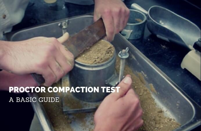 Laboratory proctor test for soil compaction benchmarking