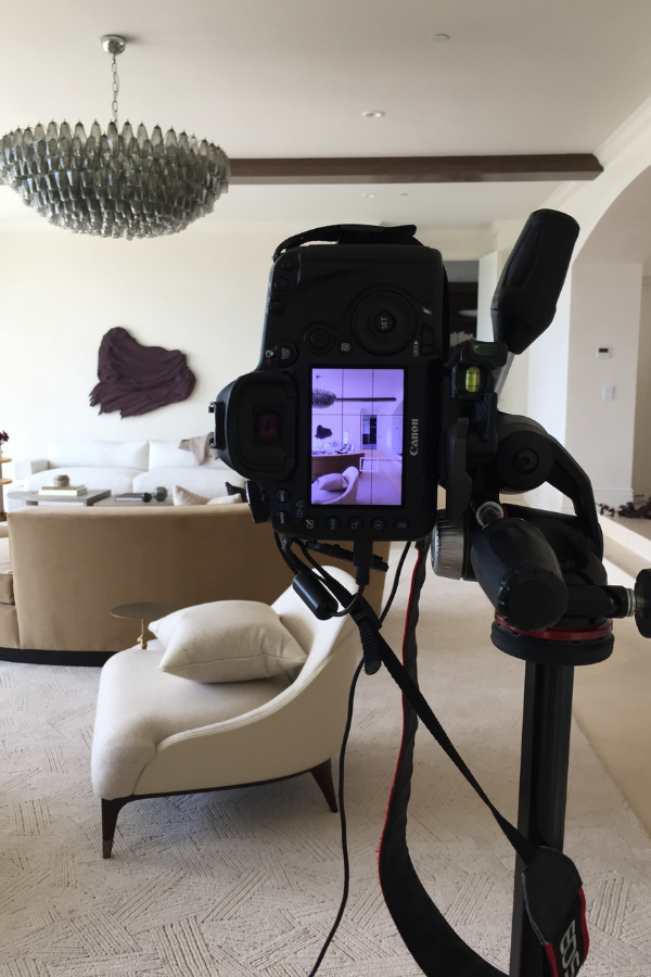 Photographing an installed project