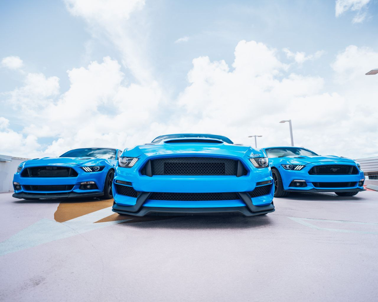 cool blue cars