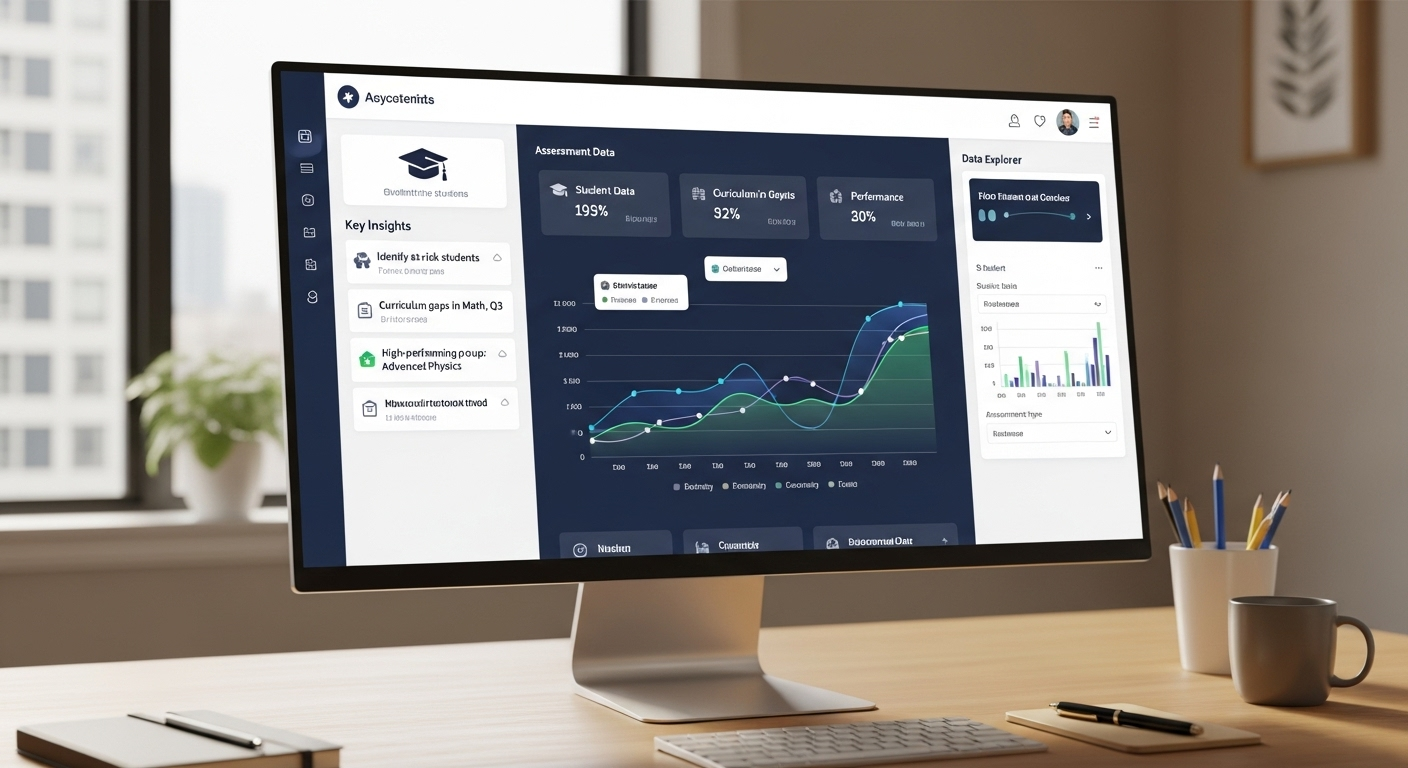 Academic analytics platform organizing assessment data into actionable teaching insights