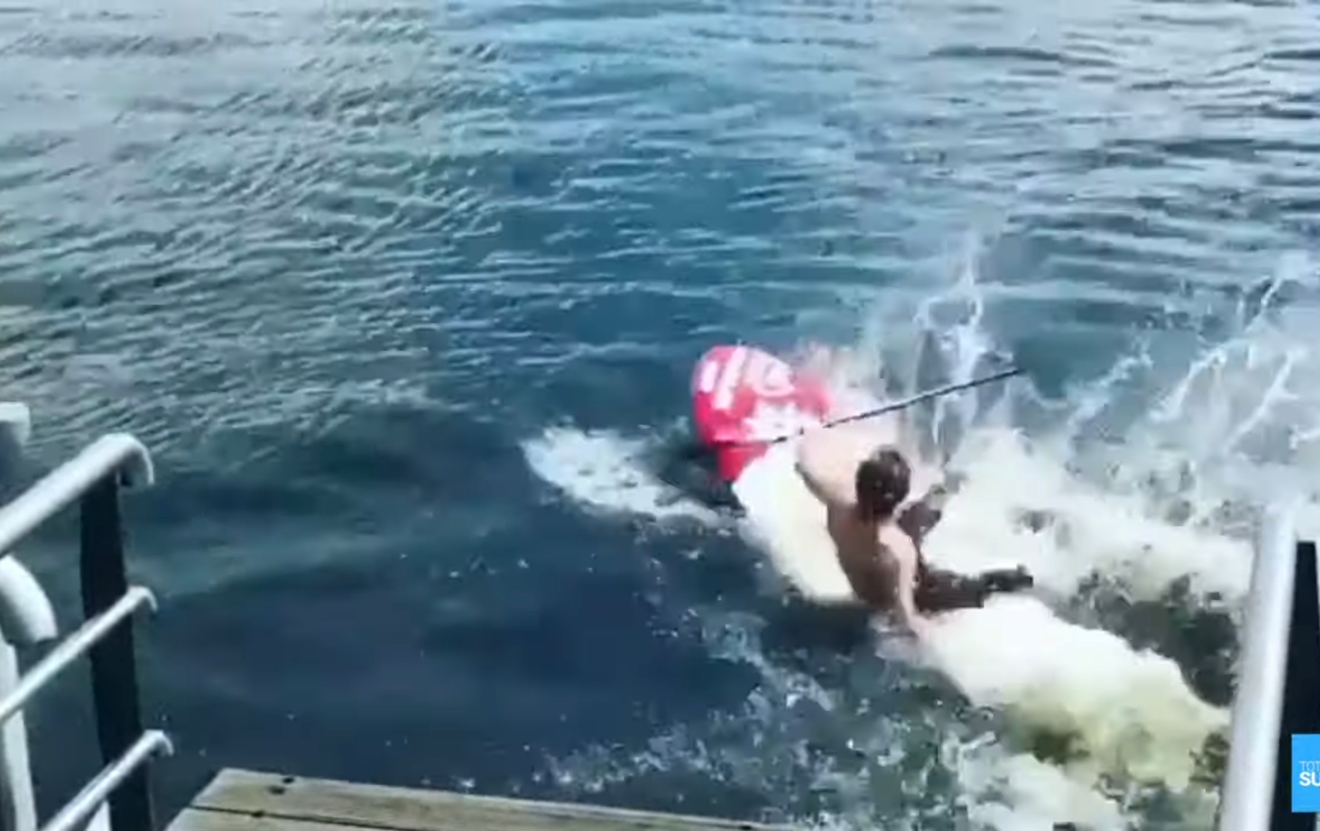 displacement hull on a solid sup board