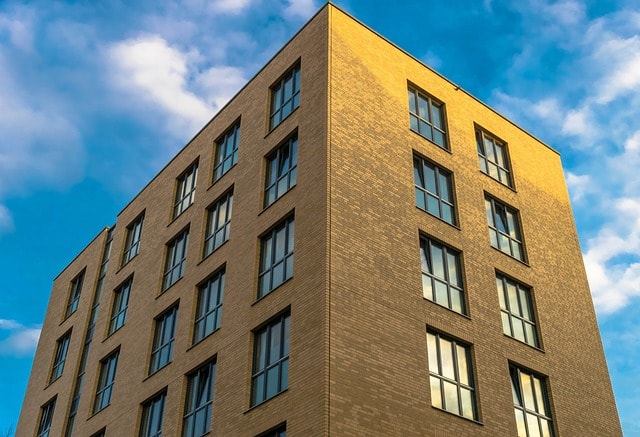 skyscraper, office, facade