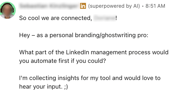 Conversation extender example