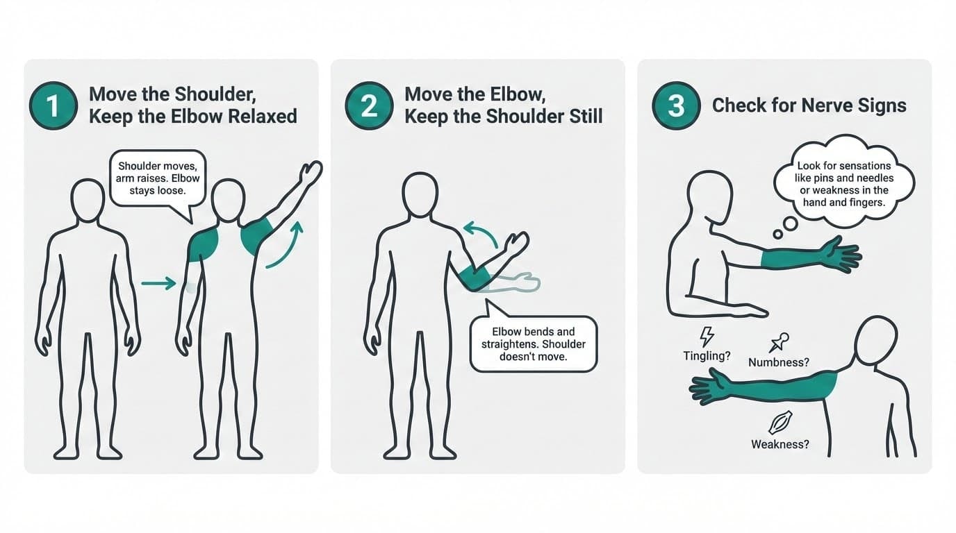 Fast Self-Check: Is Your Elbow Pain Coming From the Shoulder or the Elbow?