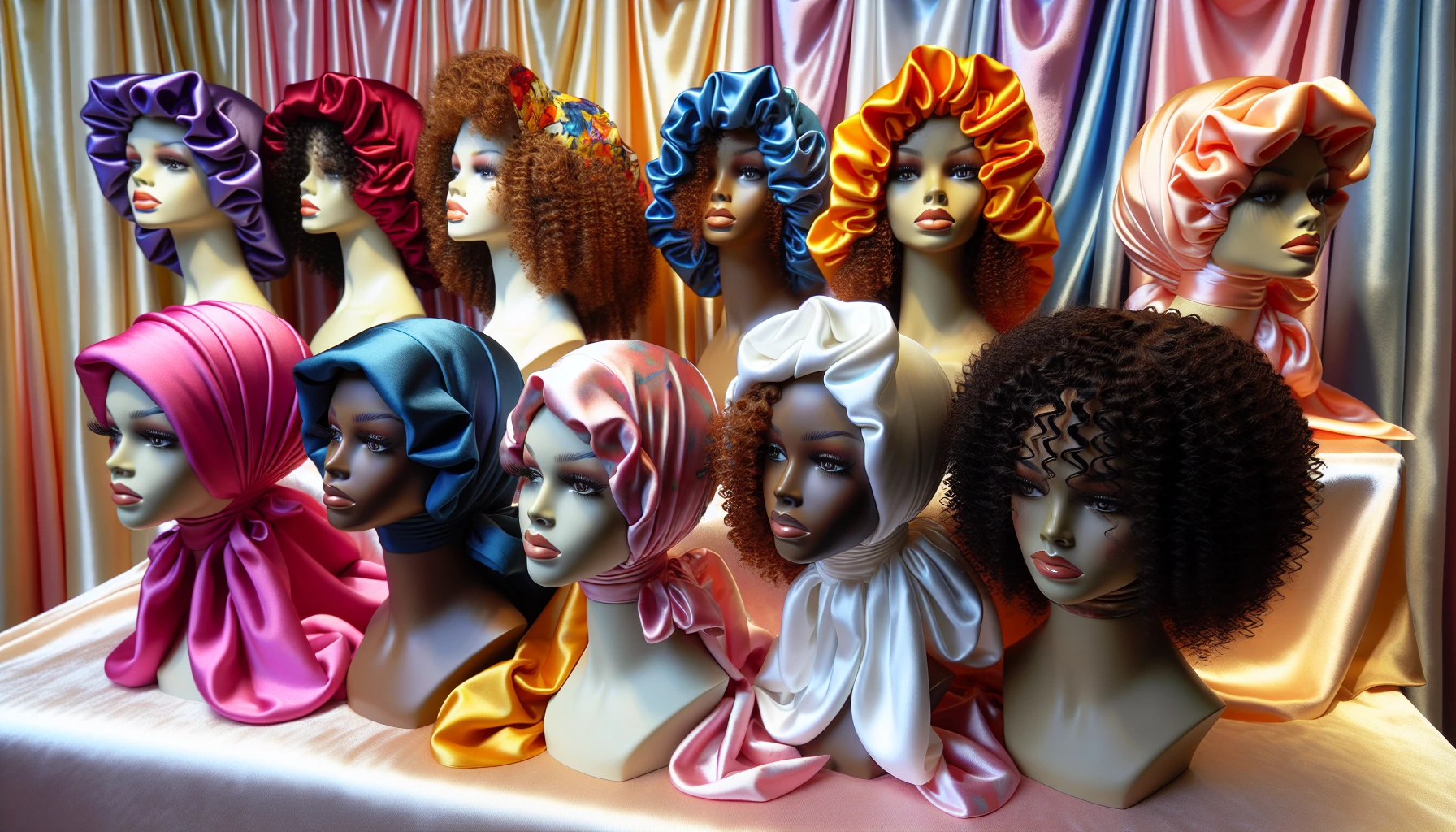 Choosing the right silk bonnet for curly hair