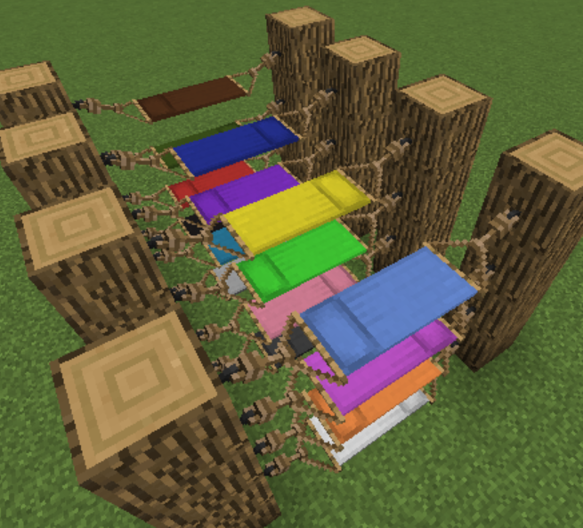 Comforts mod beds and bags in minecraft