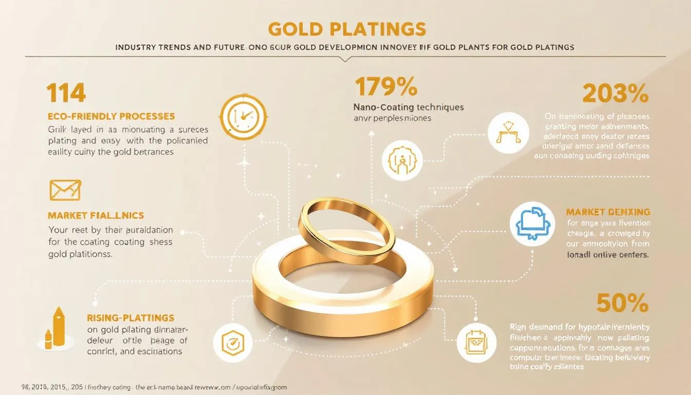 The image depicts a variety of gold plated jewelry, showcasing different styles and types, including gold vermeil and gold filled pieces. The assortment highlights the intricate gold plating process used to create these beautiful accessories, suitable for both everyday wear and special occasions.