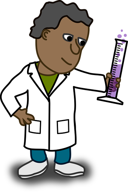 african, cartoon, chemist