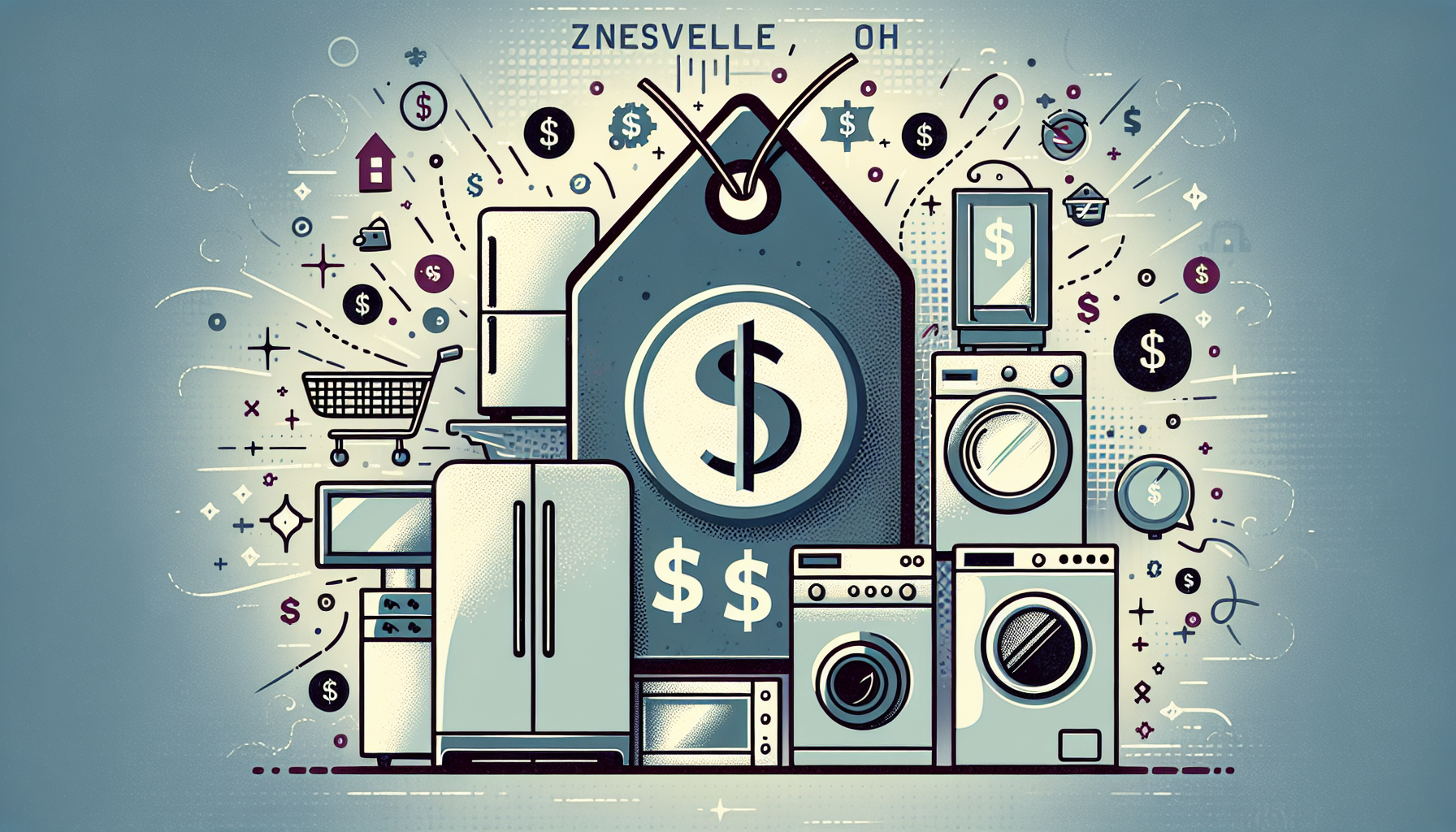 A visual representation of the costs associated with appliance repairs in Zanesville, OH.