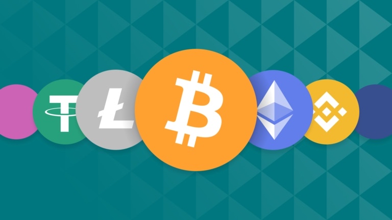 A graphic showing the different types of cryptos. 
