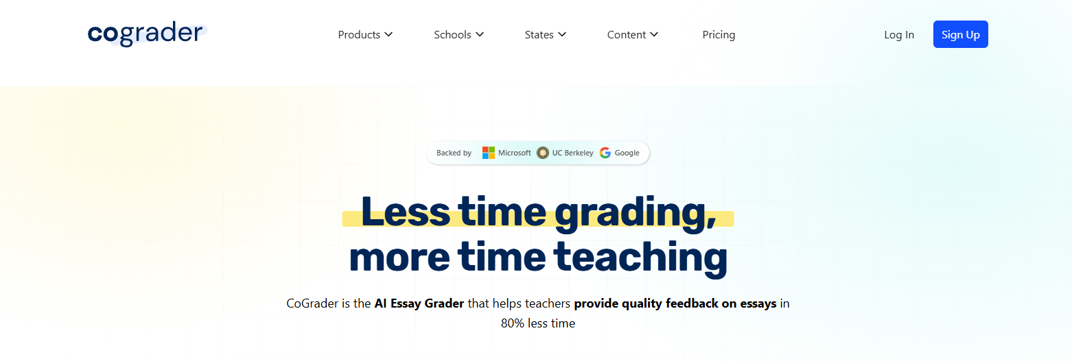 AI essay grading platform helping teachers automate assessment and deliver faster, high-quality feedback on student essays.