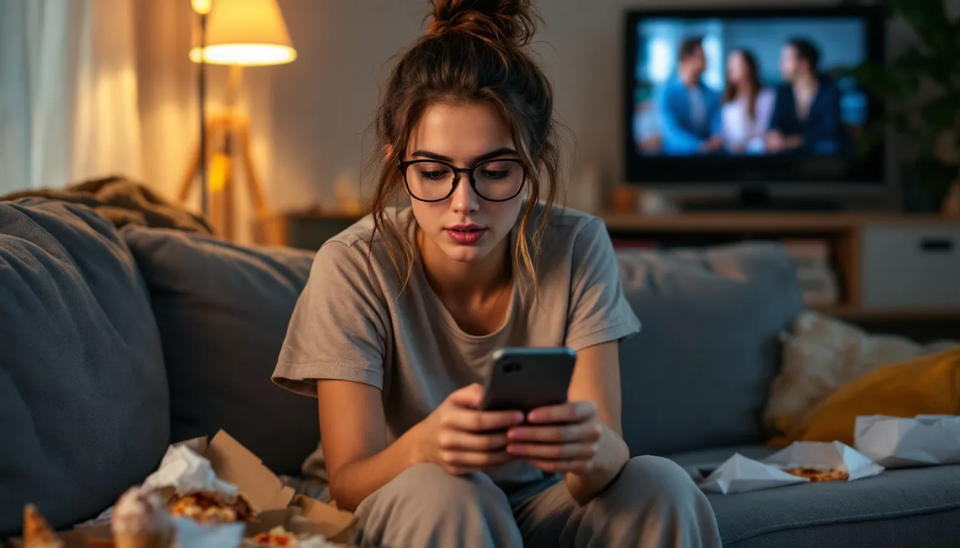 A person reflecting on their intentions before dating.