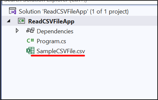 read csv file into datatable c#