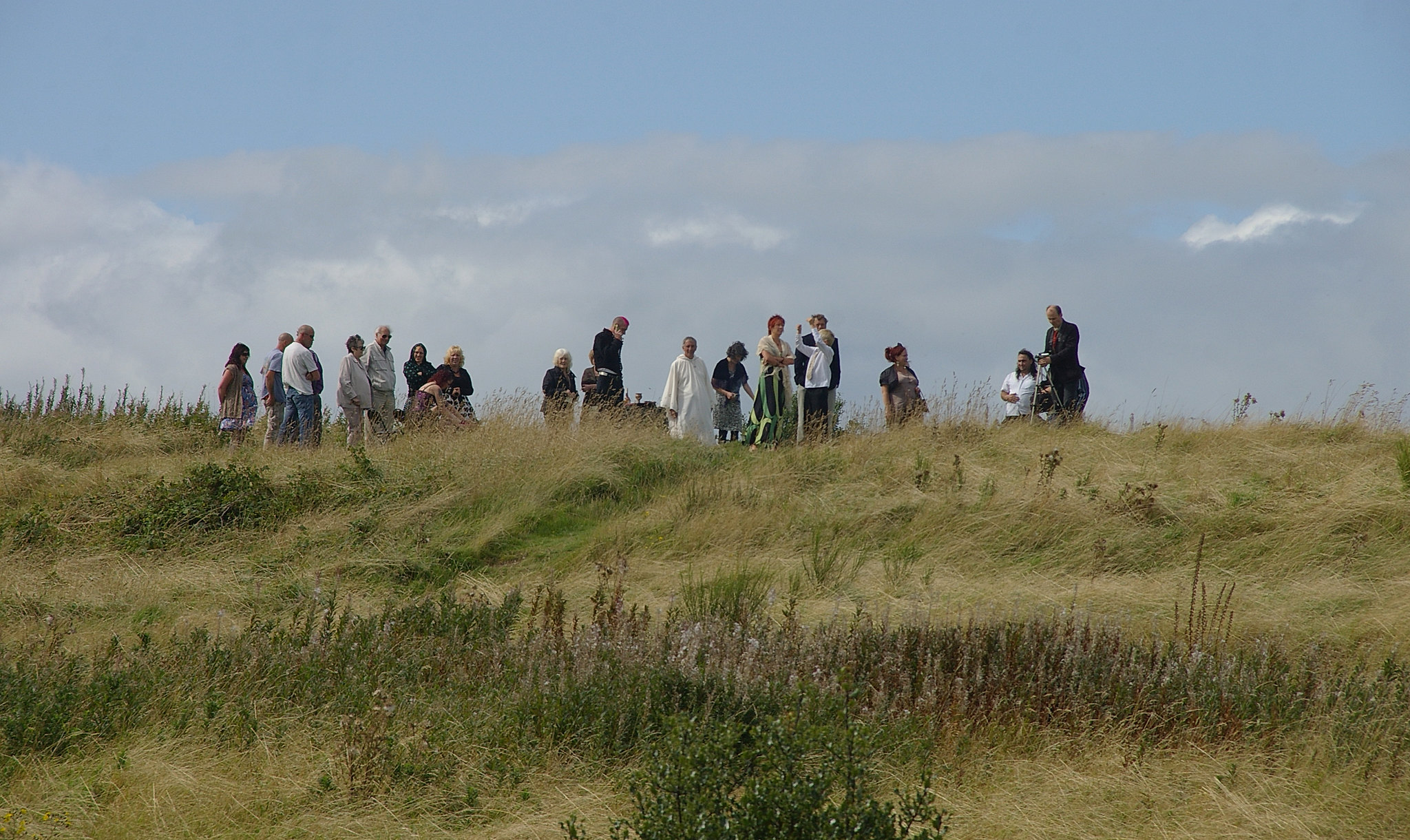 A pagan wedding at Bury Ditches hill fort. (Photo: Flickr/Matt Buck)