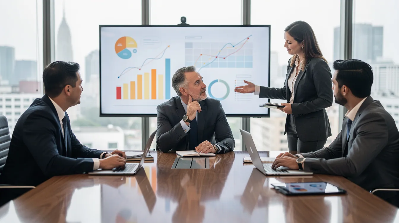 The image depicts a professional setting with a group of diverse employment lawyers engaged in a discussion around a conference table, surrounded by legal books and documents. The atmosphere conveys a sense of trust and expertise, highlighting the importance of effective marketing strategies for employment law firms in addressing sensitive workplace issues and attracting potential clients.