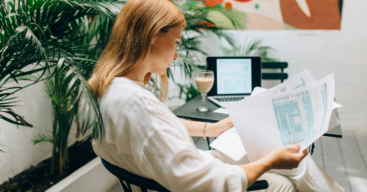 Person reviewing different bankruptcy options and chapters.