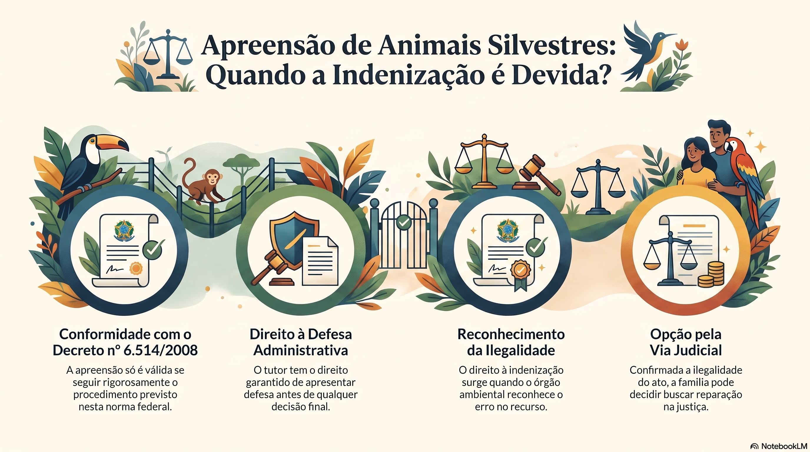 Apreensão indevida de um animal silvestre dá direito a indenização?