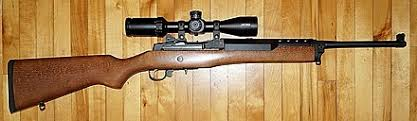 Mini 14 ranch rifle and scope mount for more accurate shots
