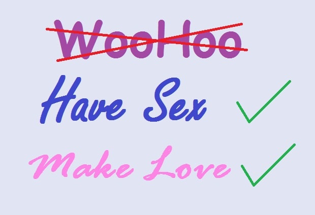 Make Love Not Woohoo