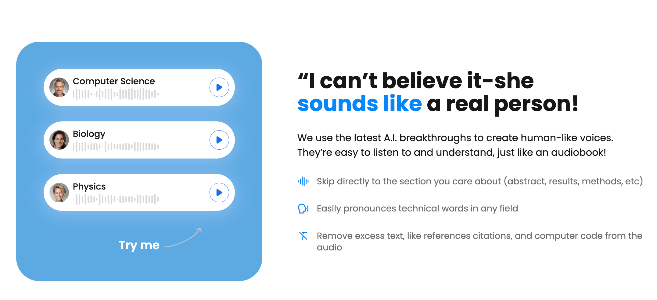 Listening.com pronounces technical words in any field