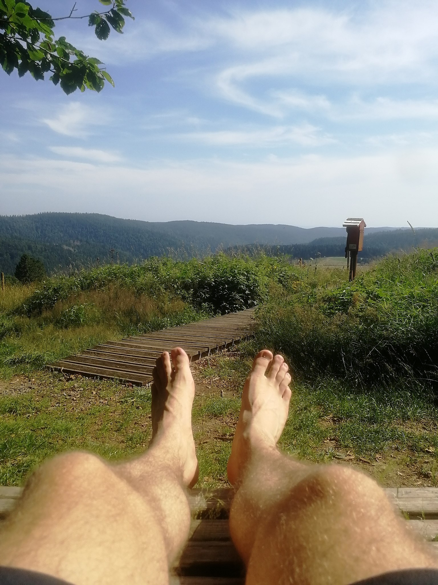 barefeet, mountain